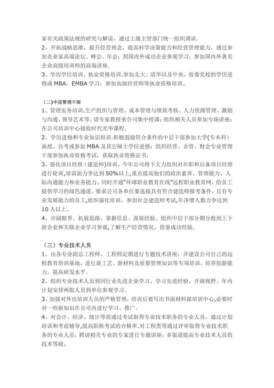 企业员工培训计划方案(模版).doc_第2页