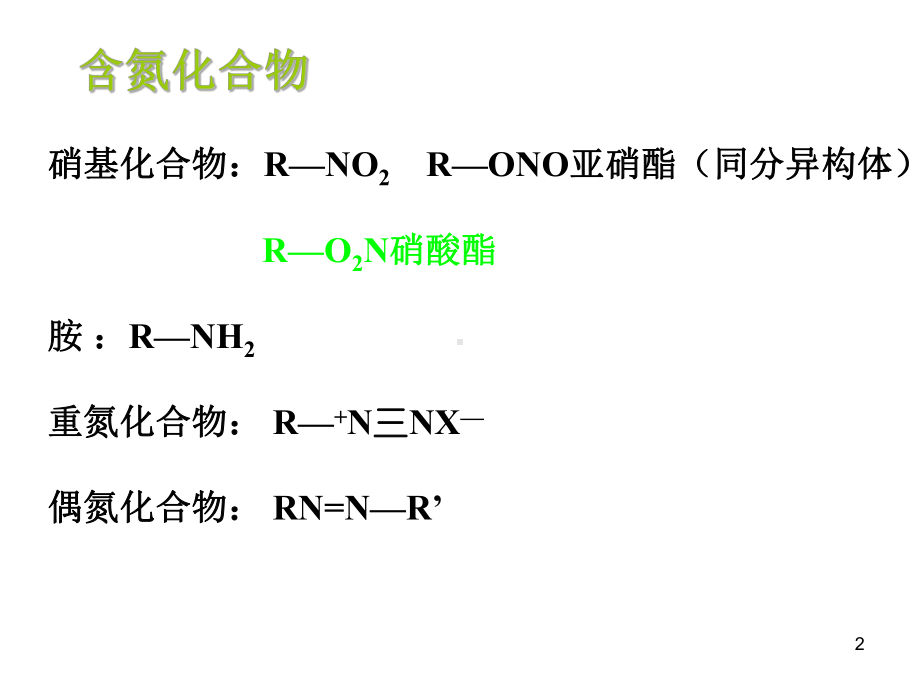 有机化学课件：第十三章 含氮化合物.ppt_第2页