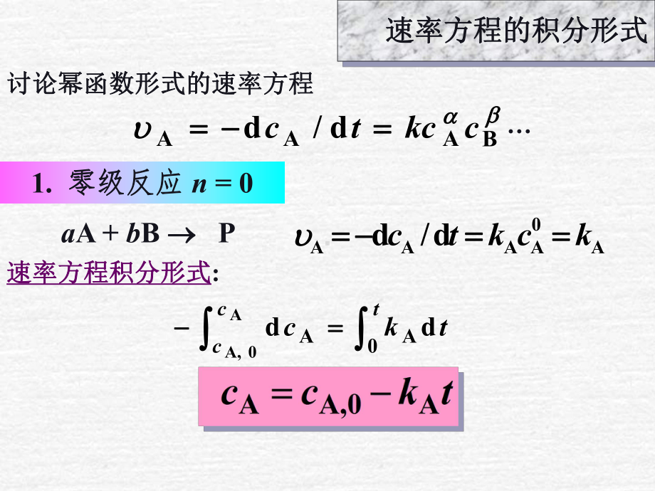 物化—动力学课件：11-02积分形式.ppt_第1页