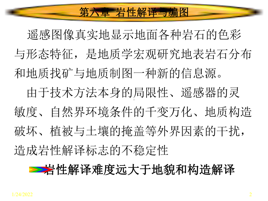 遥感地质（岩性解译与编图）1六1补充六全三大岩类的主要影像特征.ppt_第2页