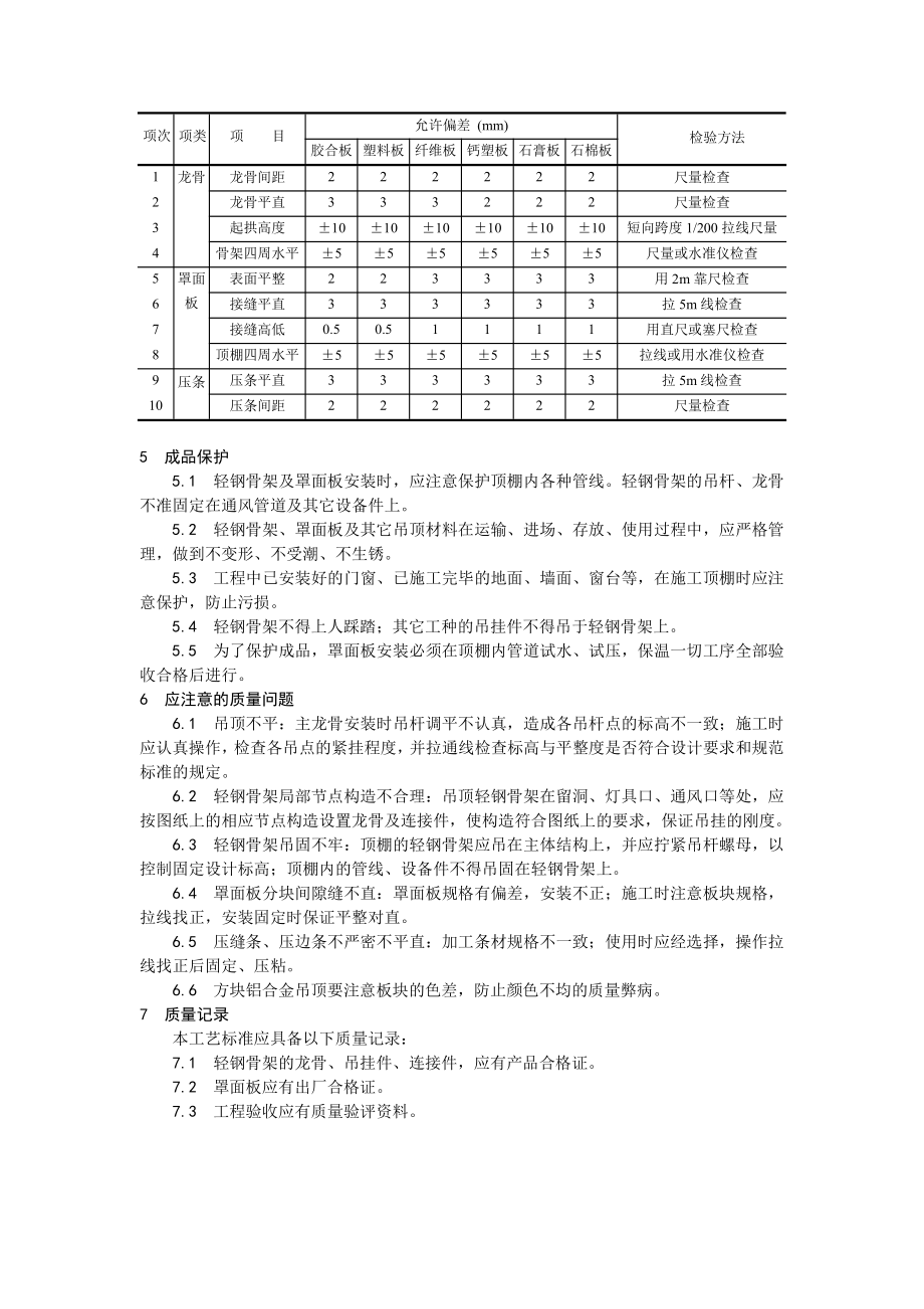 014轻钢骨架罩面板顶棚施工工艺.doc_第3页