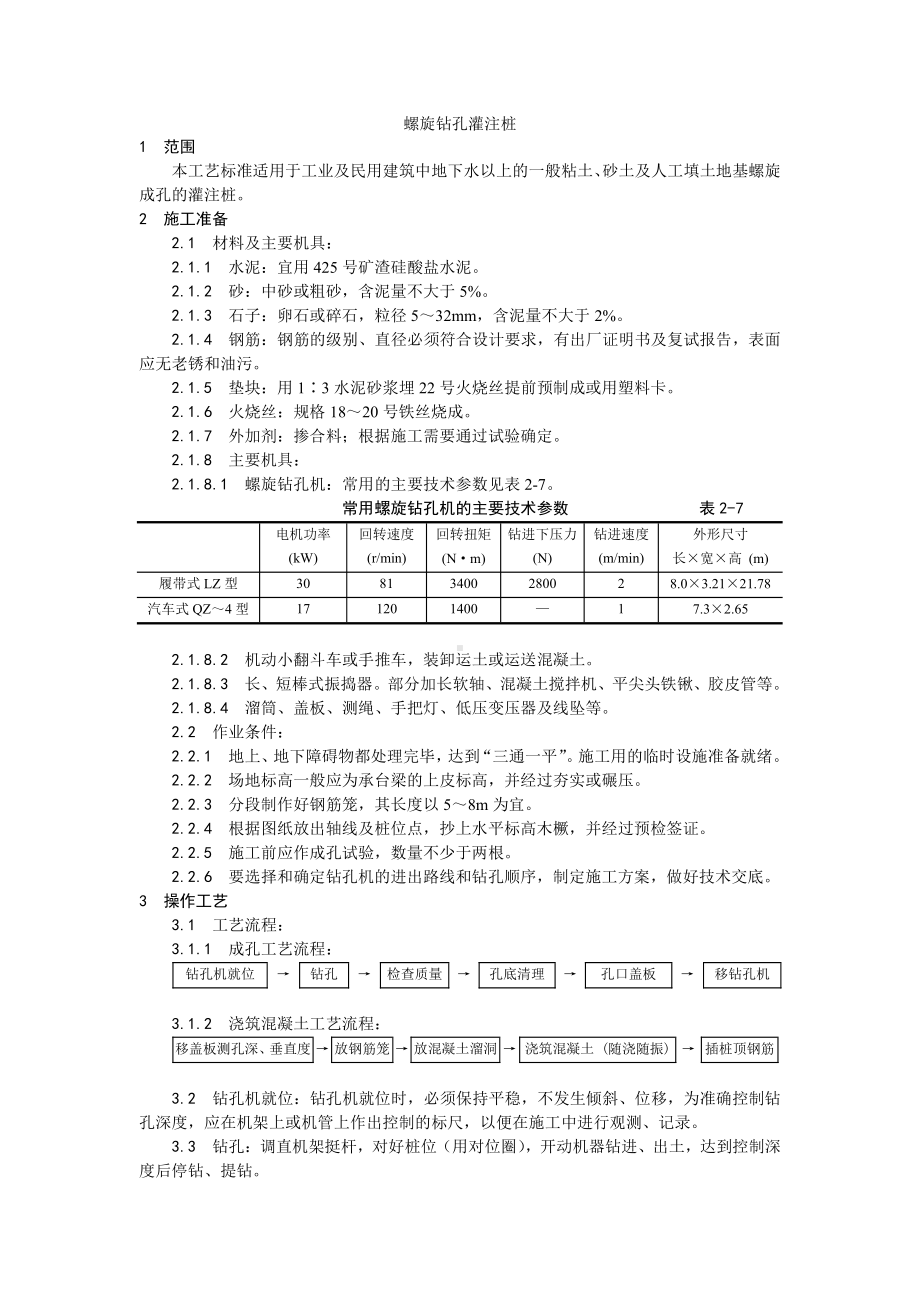 005螺旋钻孔灌注桩施工工艺.doc_第1页