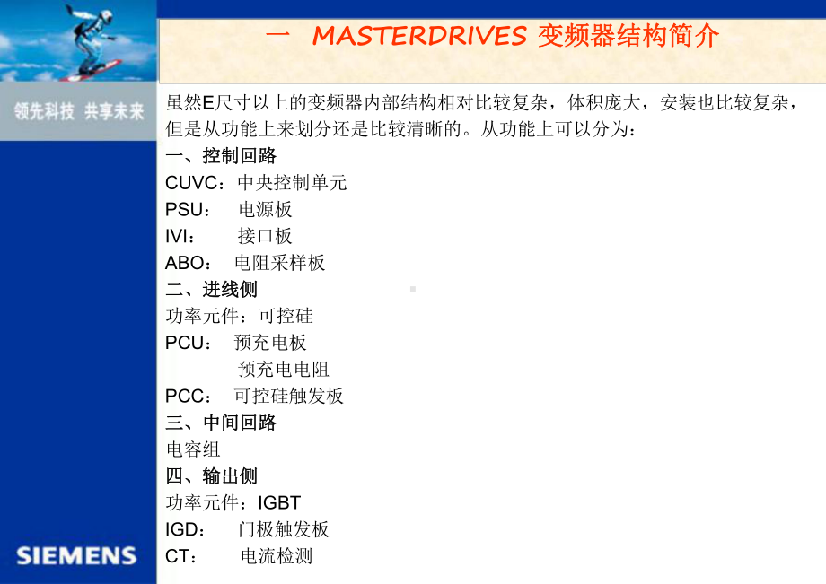 6SE70-变频器结构简介及常见故障.ppt_第3页