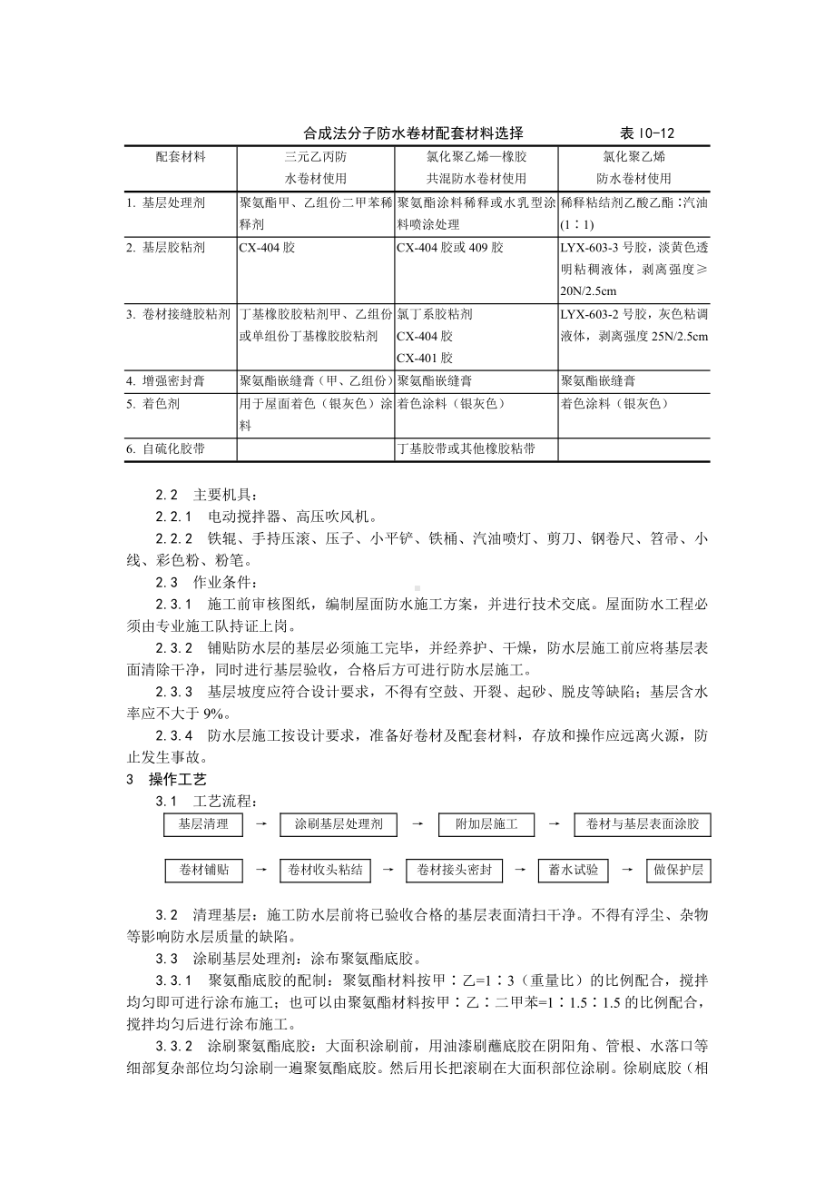 004合成高分子卷材屋面防水层施工工艺.doc_第2页