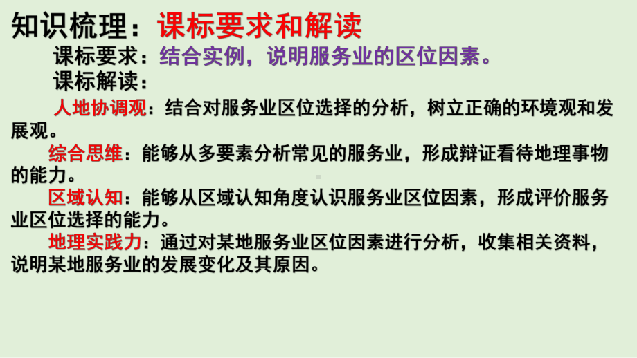 （新教材）2021新湘教版高中地理必修第二册3.3 服务业的区位选择（知识梳理+问题探究）ppt课件.pptx_第2页