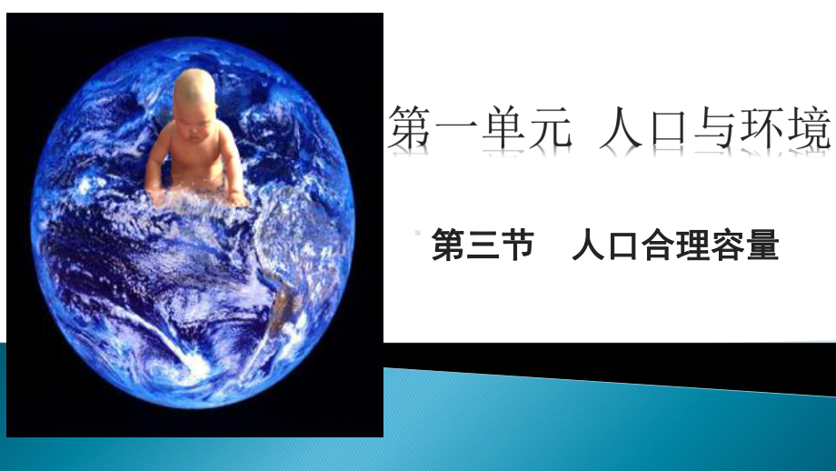 （新教材）2021鲁教版高中地理必修二1.3人口合理容量 ppt课件.pptx_第1页