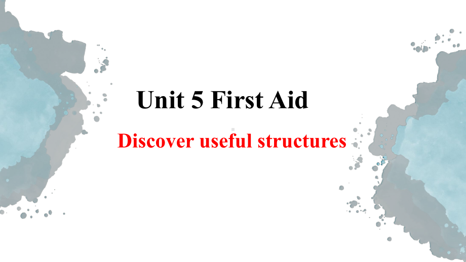 （2019版）新人教版选择性必修第二册Unit 5Discover useful structures ppt课件 (3).pptx_第1页