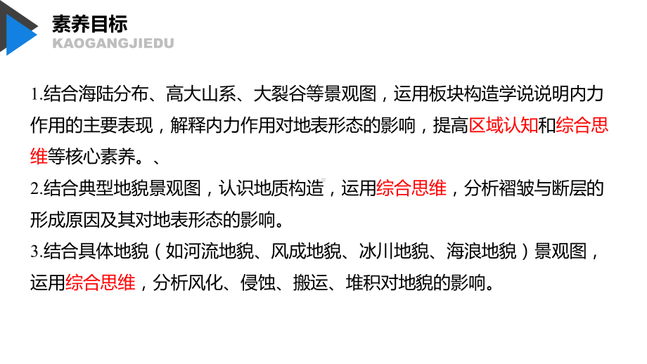 （新教材）2021鲁教版高中地理选择性必修一2.2 第1课时 地形变化的动力-内力作用 ppt课件.pptx_第2页