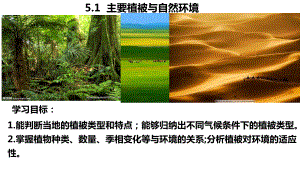 （新教材）2021新湘教版高中地理必修第一册5.1 主要的植被与自然环境 ppt课件.ppt