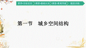 （新教材）2021新湘教版高中地理必修第二册2.1 城乡空间结构ppt课件.pptx