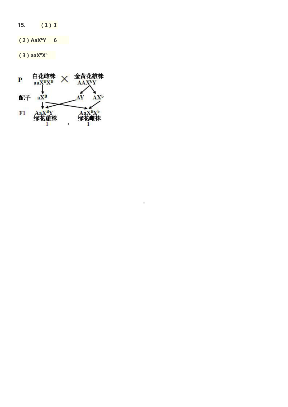 （新教材）2019人教版高中生物必修二2.3.2伴性遗传（2）强化训练.doc_第3页