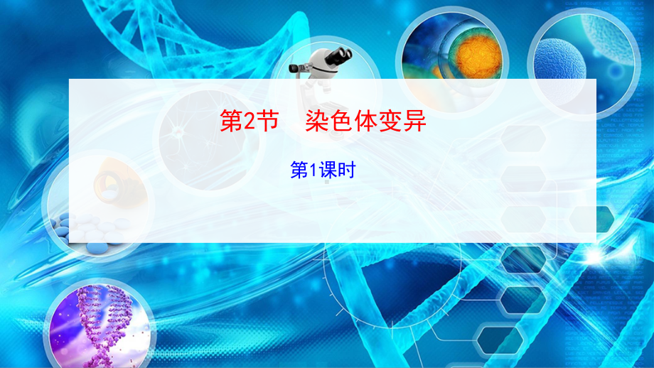 （新教材）2019新人教版高中生物必修二5.2.1染色体变异 ppt课件.ppt_第1页