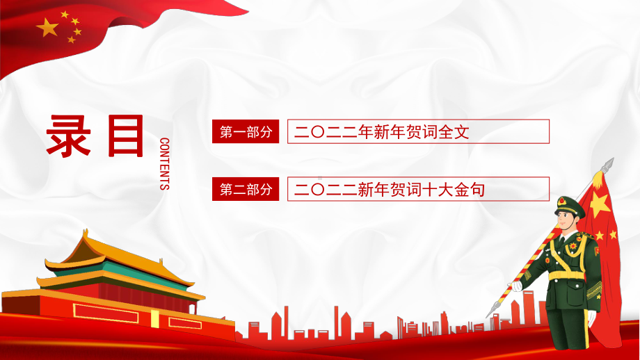 虎年大吉2022新年贺词PPT模板.pptx_第3页