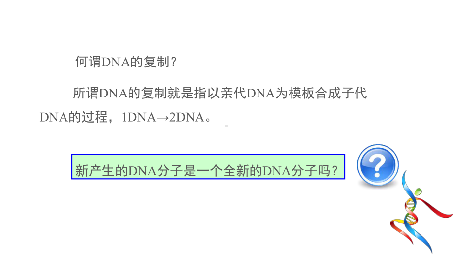 （新教材）2019新人教版高中生物必修二3.3DNA的复制ppt课件.pptx_第3页