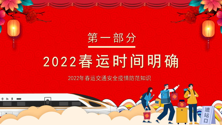 2022年春运交通安全疫情防范知识安全出行PPT课件（带内容）.ppt_第3页