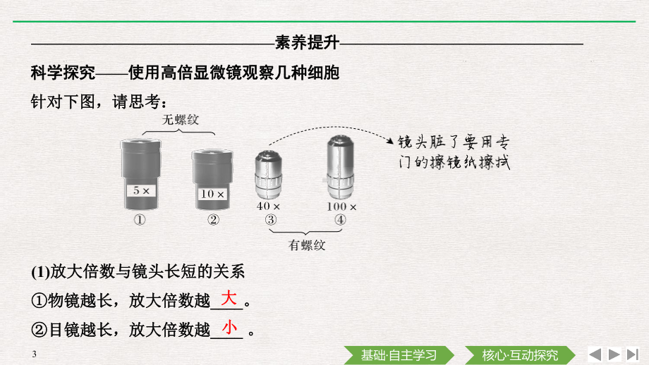 （新教材）2019新人教版高中生物必修一第2节　细胞的多样性和统一性ppt课件.pptx_第3页