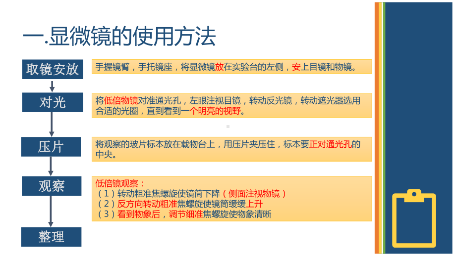 1.2 实验 使用高倍镜观察几种细胞 ppt课件-（新教材）2019新人教版高中生物必修一.pptx_第3页