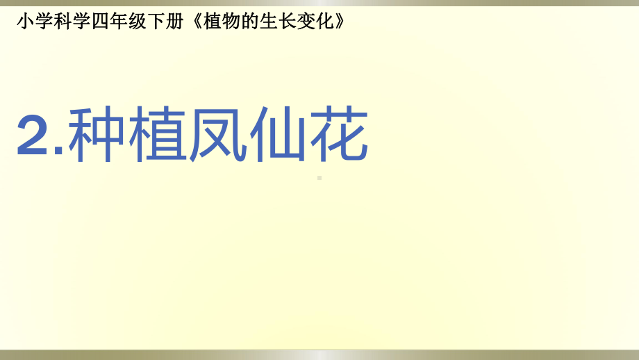 小学科学教科版四年级下册第一单元第2课《种植凤仙花》课件6（2021新版）.pptx_第1页