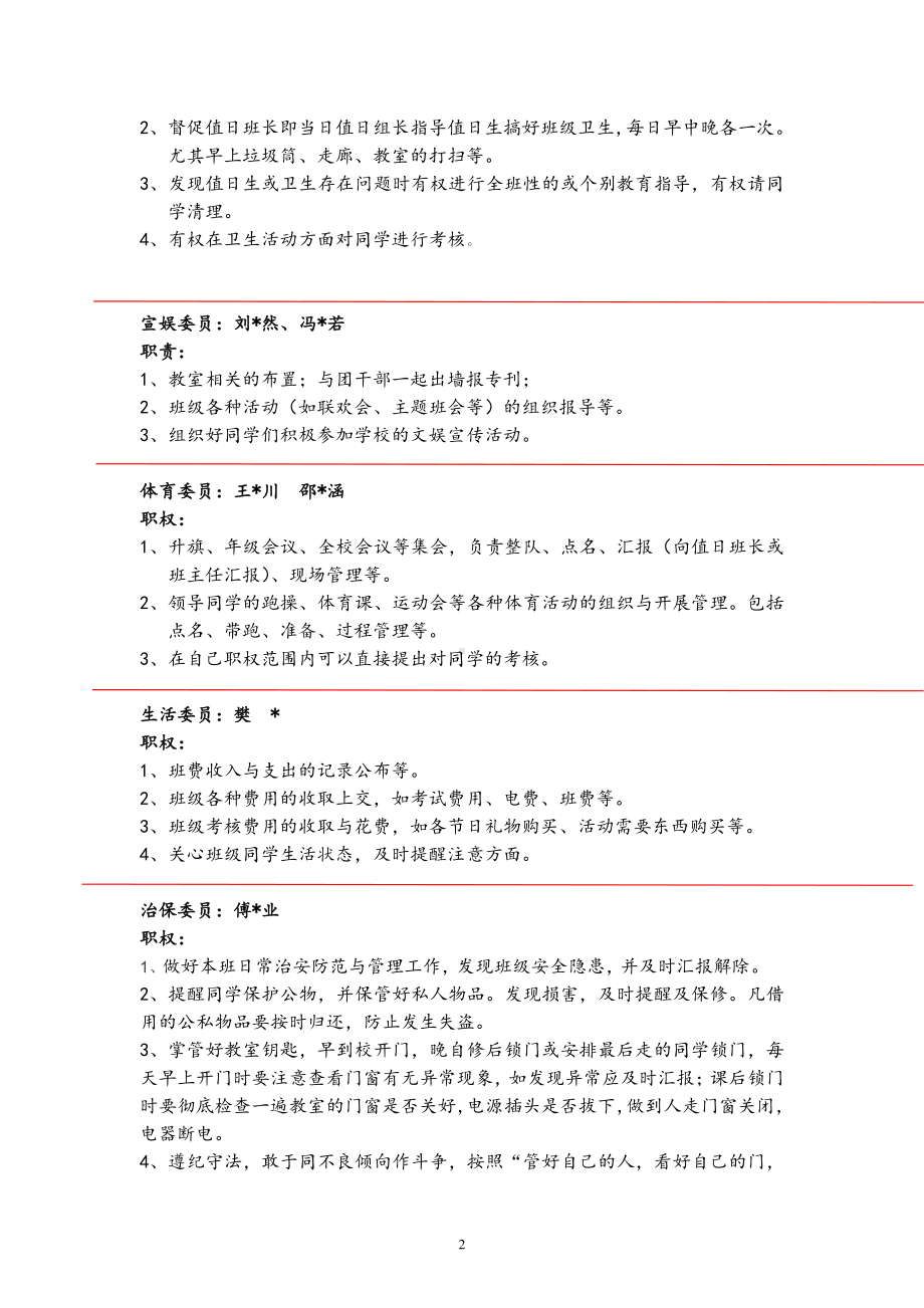 让每个人有事做-高中学生班干部职权明细.docx_第2页