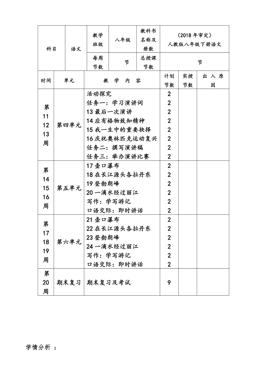 2022年人教版八年级下册语文全册教案设计两套合集.docx_第3页