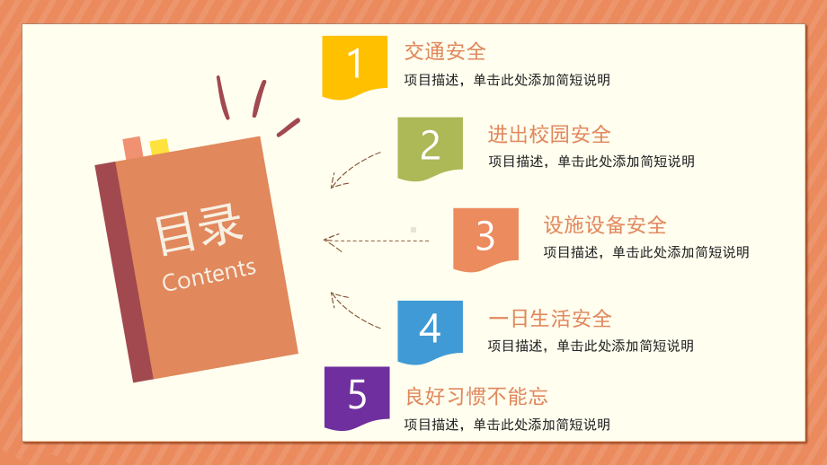 2022年开学第一课卡通风春季幼儿园新学期开学安全教育主题班会PPT课件（带内容）.pptx_第3页