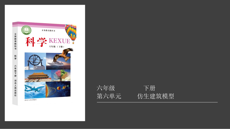 2022春冀人版六年级下册科学6单元仿生建筑模型ppt课件（含视频）.zip