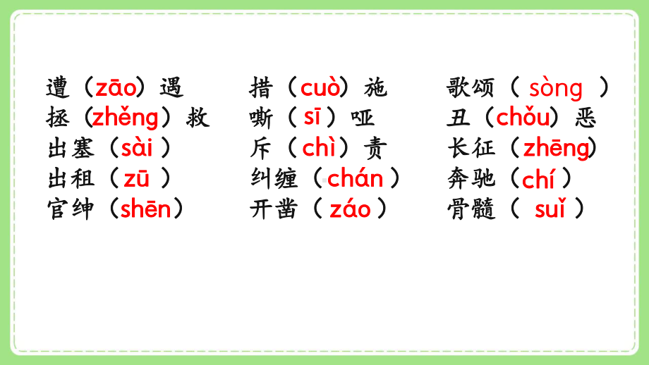 部编版小学语文四年级上册《专项1：生字》复习课件.pptx_第3页