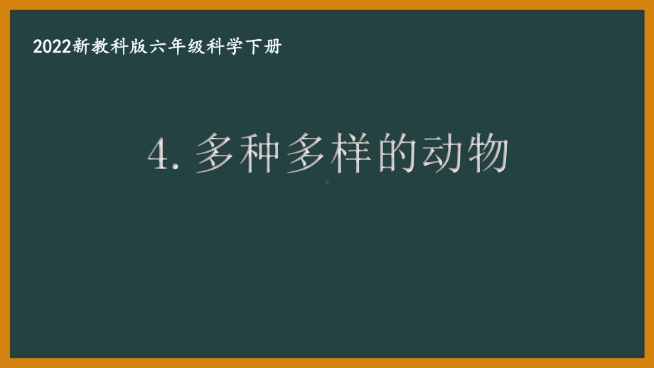 2022新教科版小学科学六年级下册第二单元第4课“多种多样的动物”课件.pptx_第1页