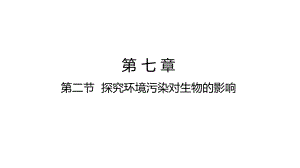 人教版生物七年级下册课件-第7章 第二节探究环境污染对生物的影响.ppt