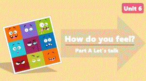 人教PEP版英语六年级上册-Unit 6 How do you feel？A Let’s talk 课件.pptx