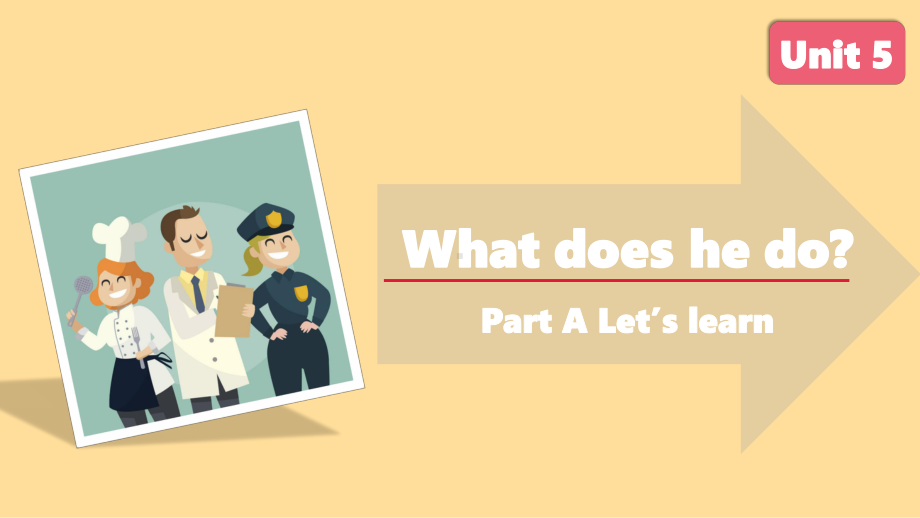 人教PEP版英语六年级上册-Unit 5 What does he do？A Let’s learn 课件.pptx_第1页