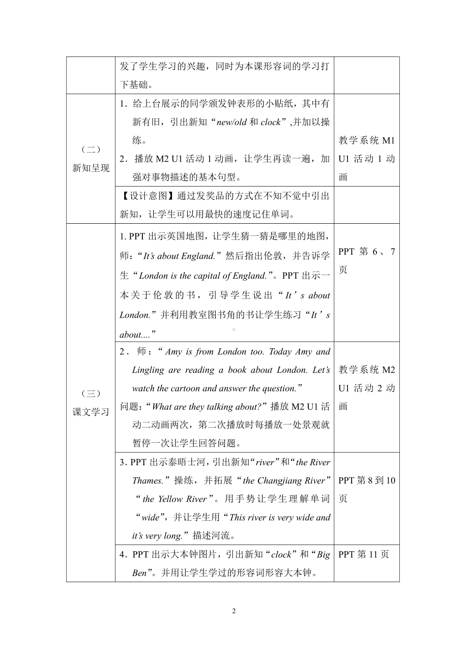 Module 2-Unit 1 It’ s very long.-教案、教学设计-公开课-(配套课件编号：00ba5)-外研版（一起）三年级下册.docx_第2页