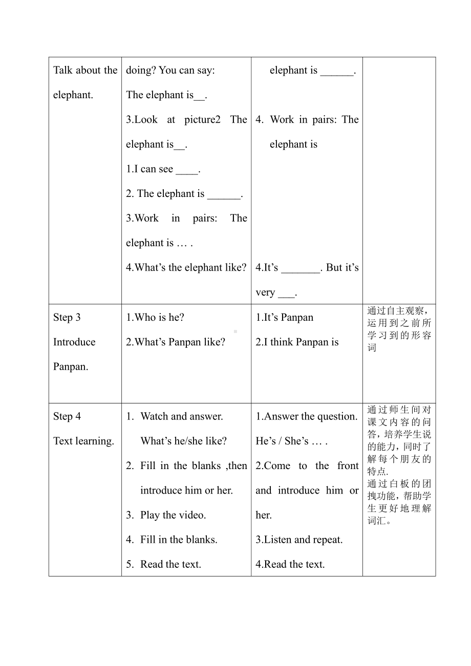 Module 1-Unit 1 She’ s very nice.-教案、教学设计--(配套课件编号：72e66)-外研版（一起）三年级下册.docx_第3页