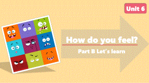 人教PEP版英语六年级上册-Unit 6 How do you feel？B Let’s learn 课件.pptx