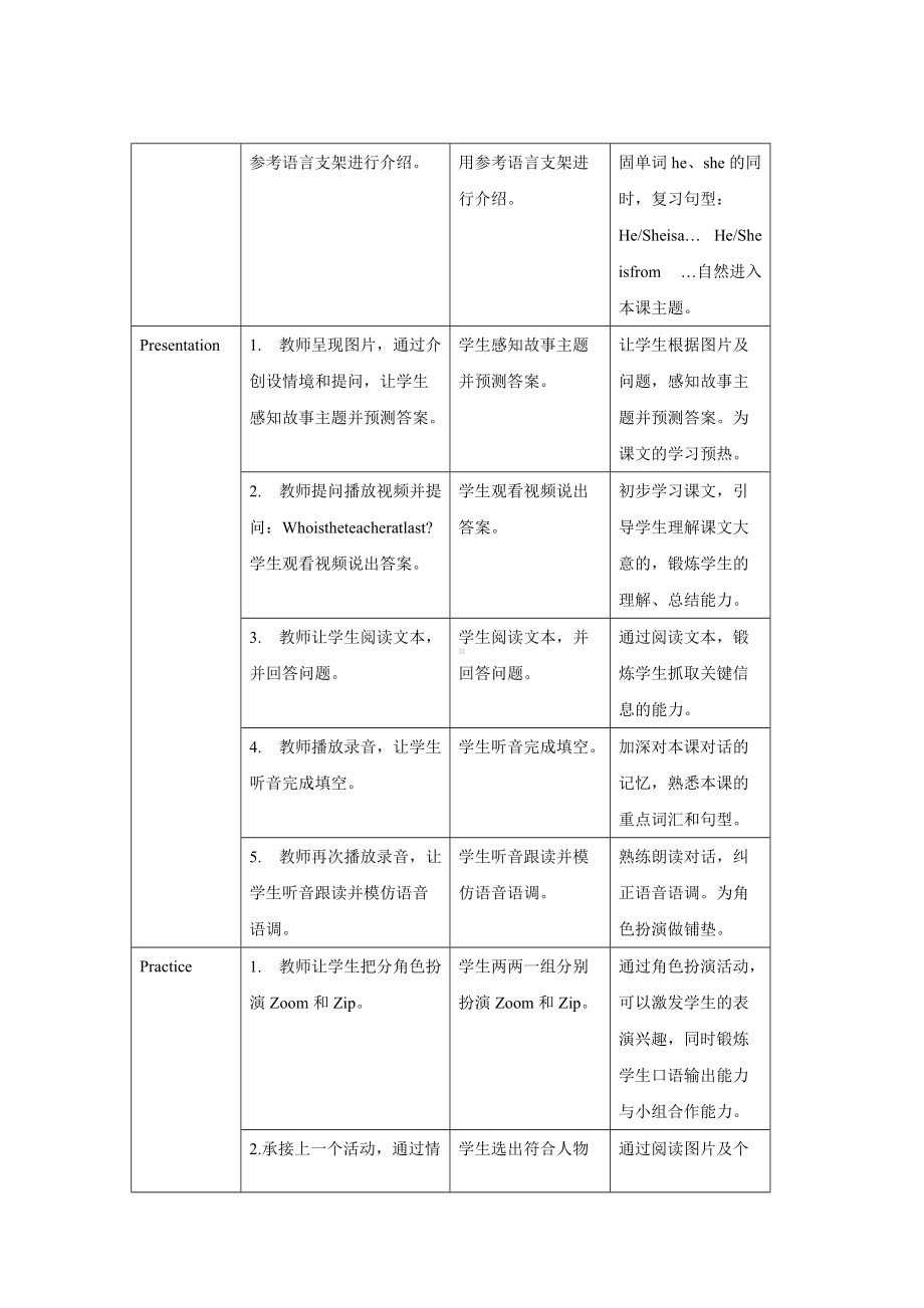 三年级英语（PEP）下册教案-Unit 1Welcome back to school! B Let’s check.docx_第2页