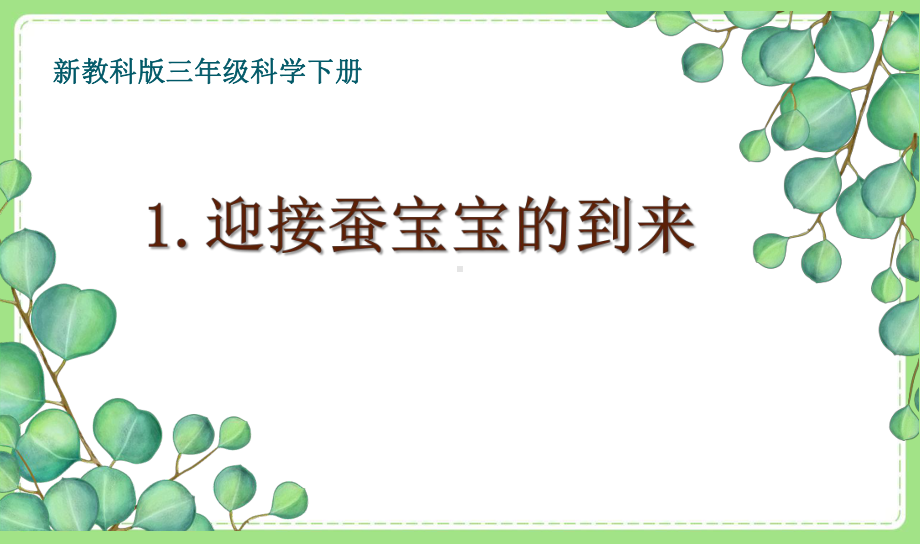 2021-2022新教科版三年级科学下册第二单元《动物的一生》全部课件(含8课).pptx_第1页