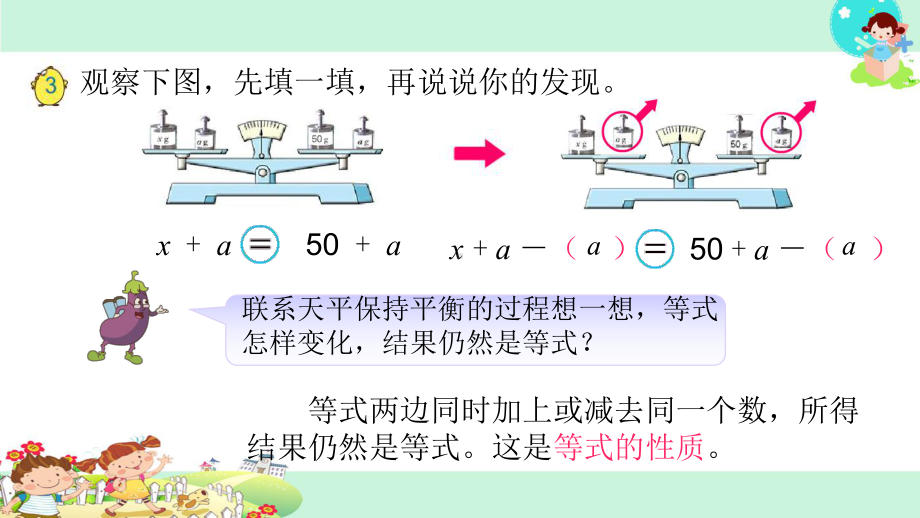 苏教版五下数学2.等式的性质和解方程（一）.ppt_第3页