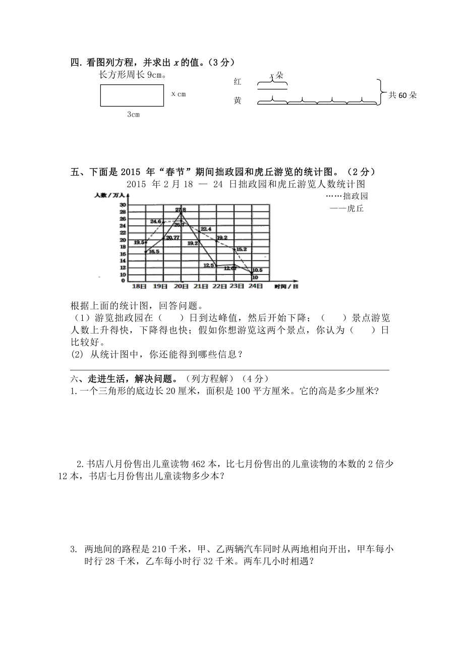 苏教版五下数学测验.doc_第2页