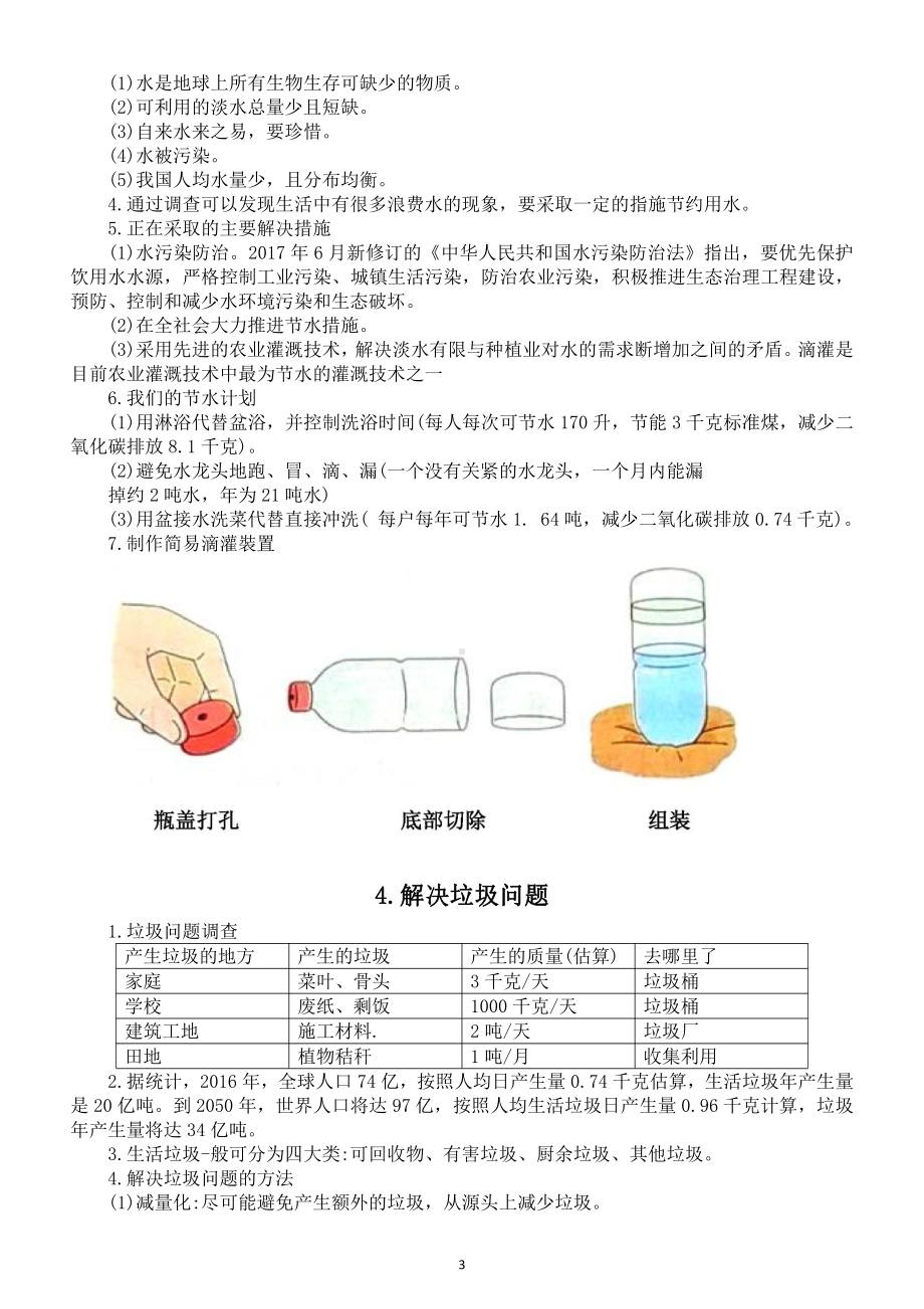 小学科学教科版五年级下册第三单元《环境与我们》知识点整理（共7课）（2022新版）21.doc_第3页