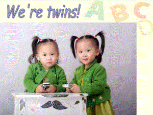 译林版三年级下册英语We're twins.ppt