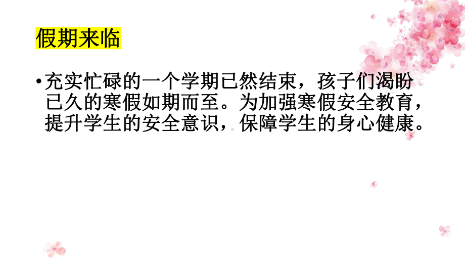 假期防范不松懈安全教育记心中ppt课件高一主题班会.pptx_第3页