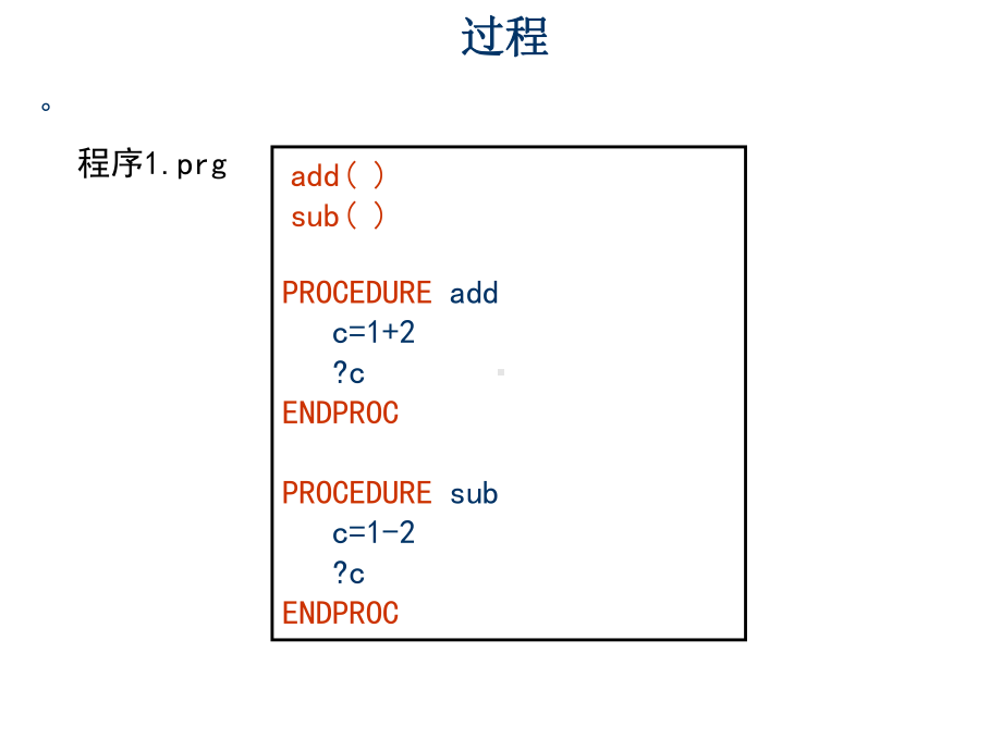 vfp(第3版)课件：子程序过程函数(精).ppt_第2页