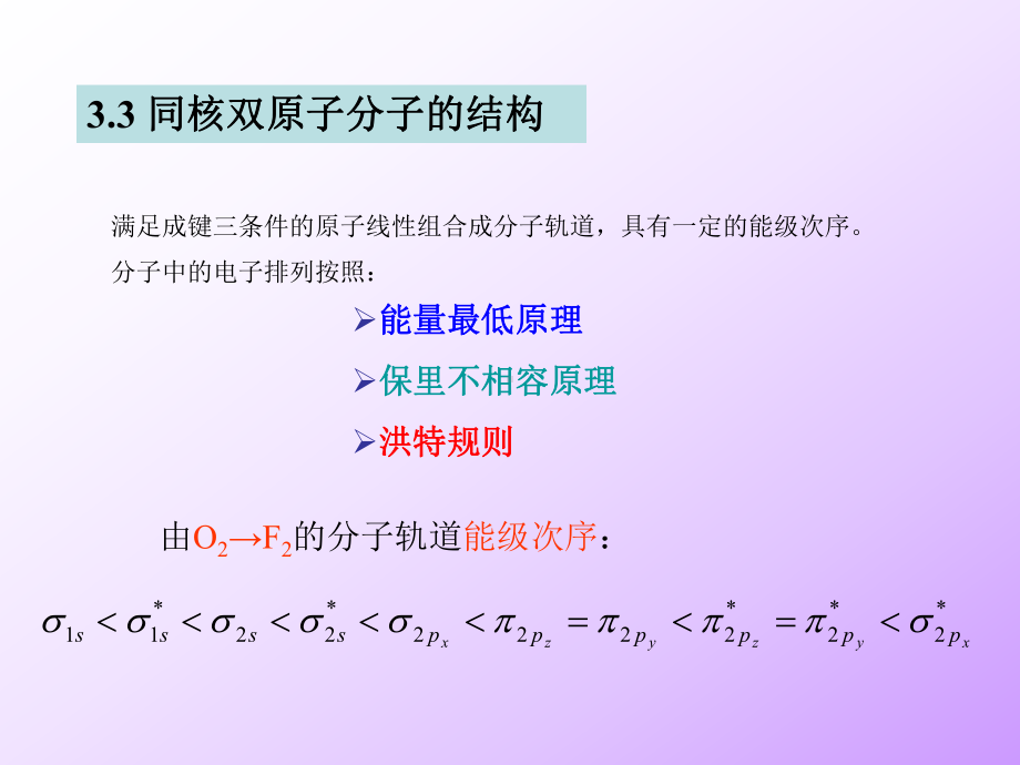 结构化学课件：3.3同核双原子.ppt_第1页