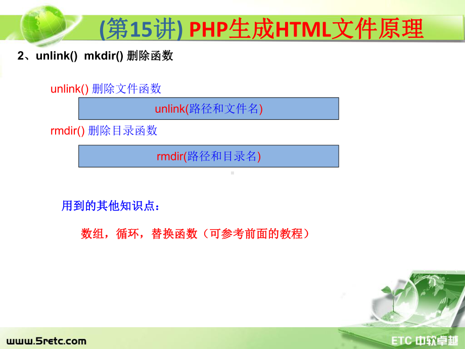 PHP课件：第15讲 PHP生成HTML文件原理.ppt_第3页