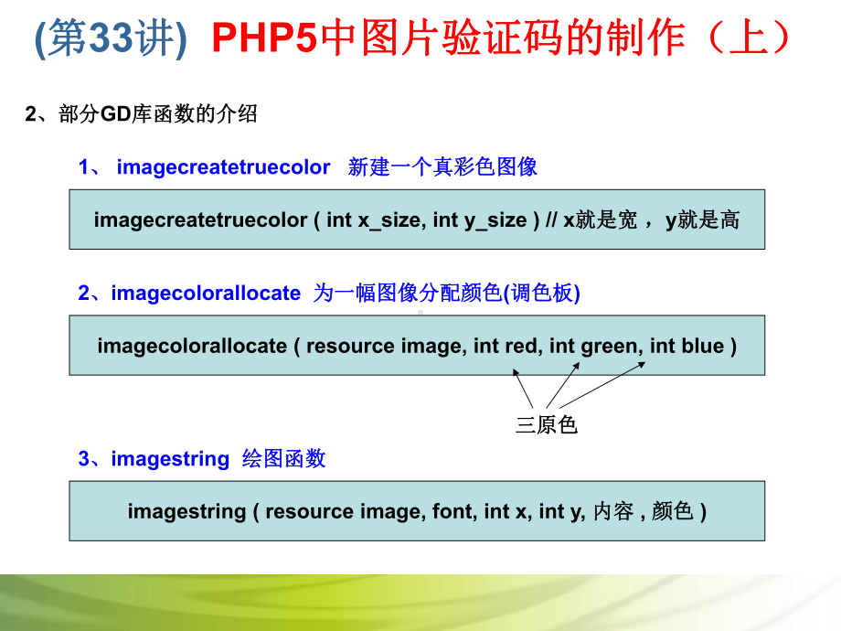 第33讲 PHP5中图片验证码的制作（上）.ppt_第3页