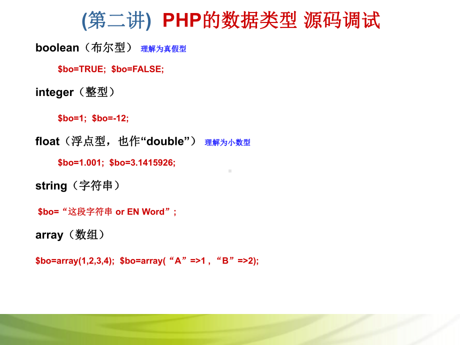 第2讲 PHP的数据类型 源码调试.ppt_第3页