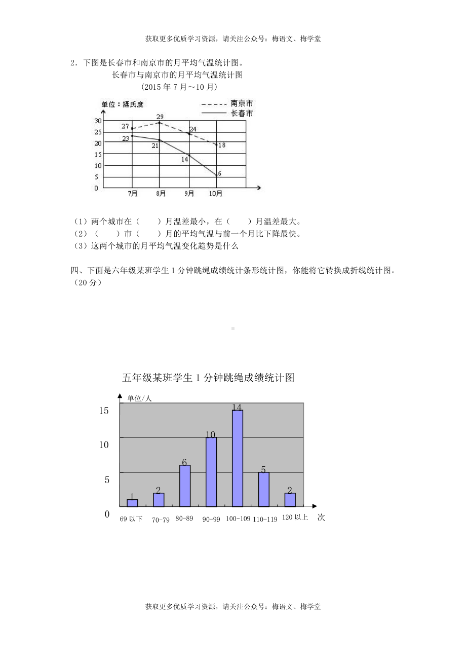 西师大版数学5年级下册第六单元测试卷（A）.doc_第2页