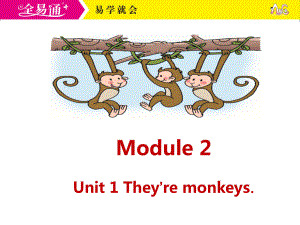 外研三下-M2-Unit 1 They're monkeys..ppt