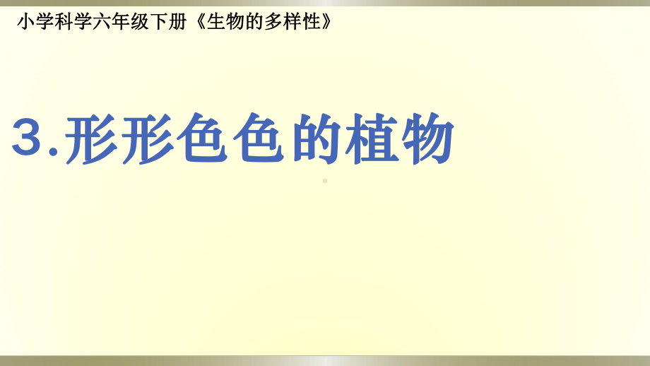 小学科学教科版六年级下册第二单元第3课《形形色色的植物》课件9（2022新版）.pptx_第1页