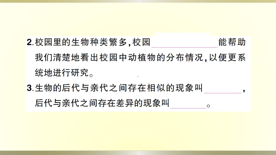 小学科学教科版六年级下册第二单元《生物的多样性》综合训练课件（2022新版）.ppt_第3页